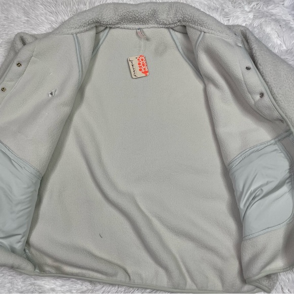 New Free People Women's FP Movement Hit The Slopes Fleece Jacket Sz X-large - Picture 5 of 8